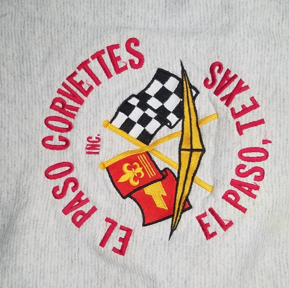Vintage Corvette Sweater- Red - Picture 5 of 11